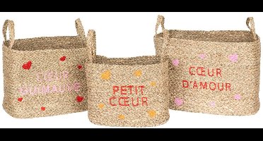 Set van 3 kindermandjes met handvatten NEREE
