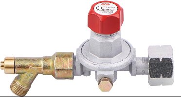 Propaanregelaar combi Aansluiting zonder manometer 0,5-4 bar GCE