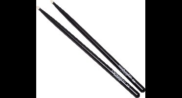 MUSIC STORE 5A Sticks, zwart, Hornbeam, Wood Tip - Drumstok