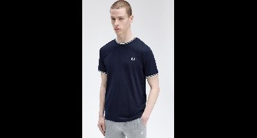 Fred Perry Twin Tipped  T-shirt - Mannen - grijs/zwart
