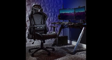 X-Rocker - Agility Sport eSport Gaming Chair with Comfort Adjustability Carbon Black