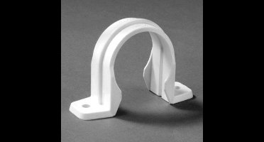Dyka PVC omegazadel 32mm wit