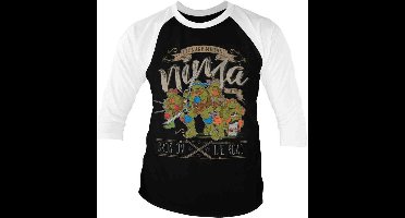 Teenage Mutant Ninja Turtles Raglan top -XL- Bros On The Road Zwart/Wit