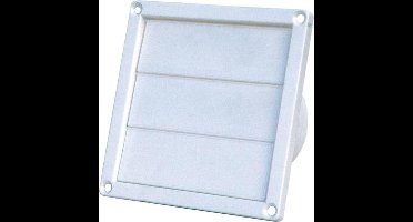 Scala dampkapklep vitair met lamellen wit 160 x 160 mm