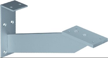 Bladsteun V-alu blank Doeco Bladsteunen