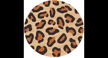 Wensetiket Panterprint Kraft -Sticker-Etiket – 500 st – Kraft
