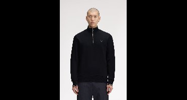 Fred Perry - Sweater Rits - Zwart - XXL (44)