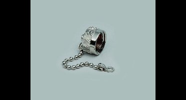 BKL Electronic 0404030 0404030 Afdekkap Zilver 1 stuk(s)