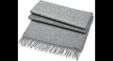 Scoby - Sjaal - Geweven - Oversized - One Size - Grijs