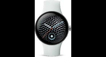 Google Pixel Watch 5 - smartwatch - 41 mm - Wifi - Wit/Zilverkleurig - sportbandje