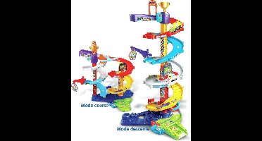 VTech - Tut Tut Bolides - 2 in 1 spiraalvormig megacircuit (+ titouan, gek op het wiel)