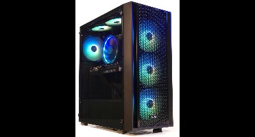 Intel i5 6-Core Allround RGB MESH Game PC met GeForce RTX 3050 Videokaart|16GB RAM|500GB SSD|i5-12400|WIFI en Bluetooth|Windows 11 PRO