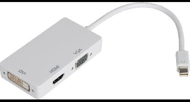 Thunderbolt / Mini DisplayPort-adapter HDMI / DVI / VGA 3in1