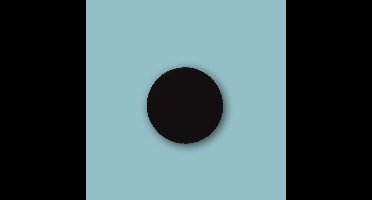 Sticker Zwart rond -Sticker-Etiket – 35 mm rond – 1000 st