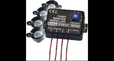 Kemo M094 Ultrasone marterverschrikker Met flitslicht, Met luidspreker 1 stuk(s)