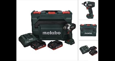 Metabo SSW 18 LT 300 BL accu-slagschroevendraaier 18 V 300 Nm borstelloos + 2x accu 4,0 Ah + oplader + metaBOX