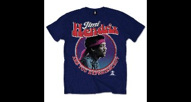 Jimi Hendrix - Are You Experienced? Heren T-shirt - XL - Blauw
