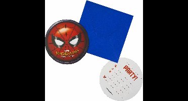 Marvel feestzakjes Spider-Man rood 23 cm 6 stuks