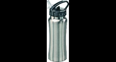 "RVS Bidon ""Sporty"" 0,5 liter (Zilver)"