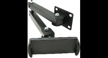 Wandhouder voor tablets 180° kantelbaar aluminium arm