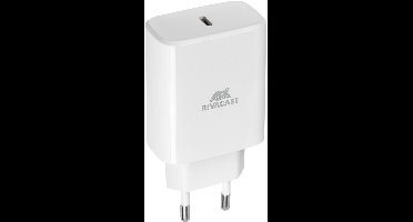 RivaCase PS4193 - Wandlader (EU) USB-C - 30W - Snellader - Veilig: Niet Ontvlambaar - Duurzaam