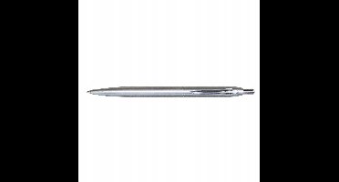 Titanum 0162 Metalen Zilveren Balpen - 0.7mm Blauwe Inkt