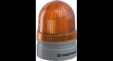 Werma Signaltechnik Signaallamp Mini TwinFLASH 24VAC/DC YE 260.320.75 Geel 24 V/DC