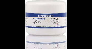 Hypogeen Handcrème - Voor droge handen en gevoelige huid - Snel absorberend, hydraterend en voedend - Beschermt tegen uitdroging, psoriasis en eczeem - Vrij van parfum en kleurstoffen - Met squalaan & melkzuur - Hypoallergeen, pH-neutraal - 200 ml