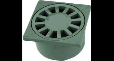 Effast Slagvaste PVC Vloerput 300 x 300 onderuitlaat