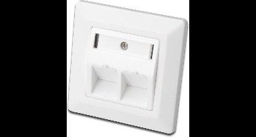 Digitus DN-93801-1 wandcontactdoos RJ-45 Wit
