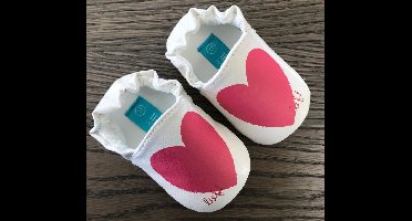 Lief Lifestyle BabySlofjes Wit/Roze - Maat 20