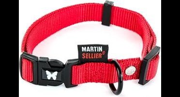 Martin Halsband Verstelbaar Nylon Rood
