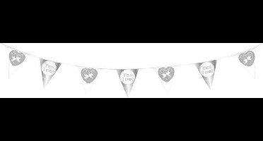 Haza Original Letterslinger Zilver ''yes I Do'' 6 Cm