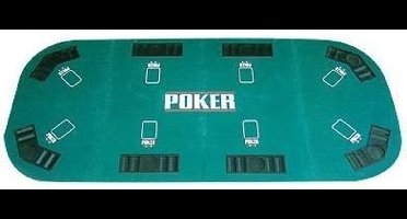 HOT Games pokertafel groot - inklapbaar poker tafelblad 180x90cm.