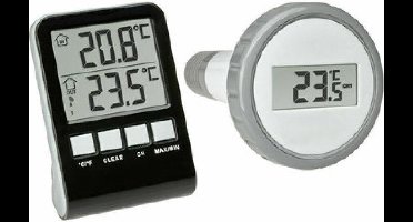TFA Dostmann Palma 30.3067.10 Zwembadthermometer Zwart