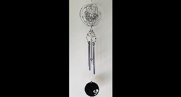 Nature's Melody Windgong Windorgel COSMO SPINNER CHIME SUN FACE ZON 44CM