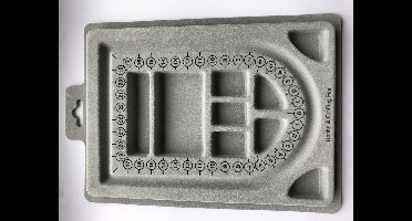 Hobby & Crafting Fun kralenbord klein - kralen sorteerbord 14x20 cm.
