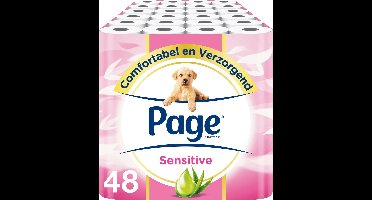 Page toiletpapier - Sensitive - 48 rollen