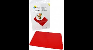 Anti-slip matten rechthoekig - L 355 x B 255 mm rood - Able2