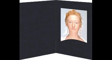 1x100 Daiber Portretmappen Profi-Line 13x18 zwart