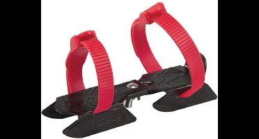 Bob Skate Glij ijzers Zandstra - Verstelbaar - Maat 24-30 - Zwart/Rood