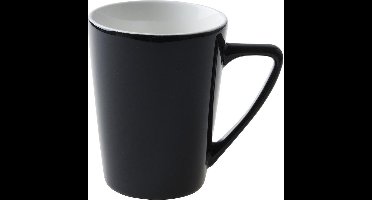 Dutch Rose Zwart/Wit Beker Zwart