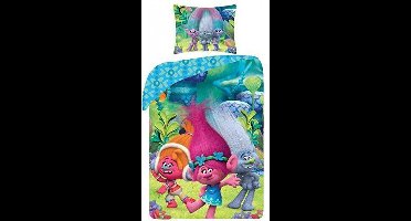 Trolls Poppy Dekbedovertrek - Eenpersoons - 140x200 - Multi