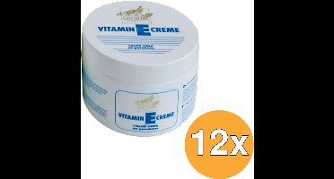 Goldline Vitamine E Crème Normale Huid Blauw - 12x250ml - Voordeelverpakking