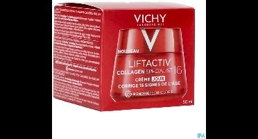 Vichy Liftactiv Collagen Specialist 16 Dagcrème - Anti-aging verzorging - Vermindert rimpels en huidverslapping - 50ml