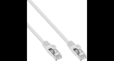 InLine® Patchkabel, SF/UTP, Cat.5e, wit, 3m