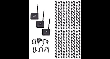 SubZero UHF Silent Disco System, 200 Pack