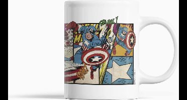 Marvel Comics - Captain America - Panelen van Captain America Mok 315ml