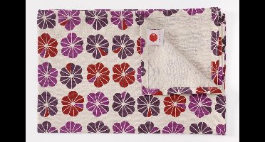 TINT TAFELLOPER 50X150 PRINTED FLOWERS PRUNE