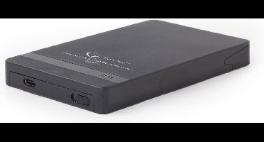 Gembird externe USB 3.1 2.5inch HDD behuizing, USB Type-C, zwart